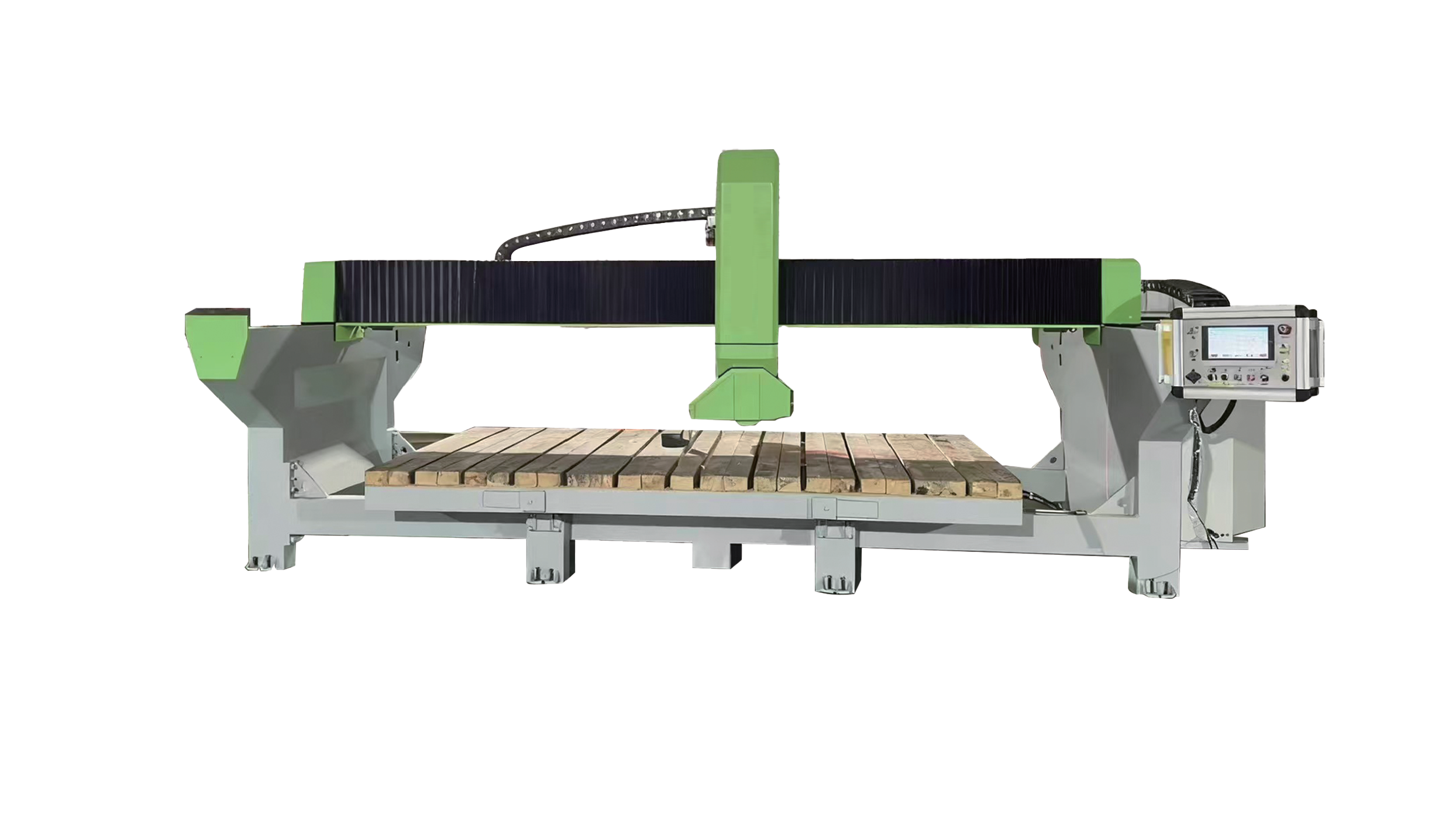 3-Axis / 4-Axis Integrated CNC Bridge Stone Cutting Machine