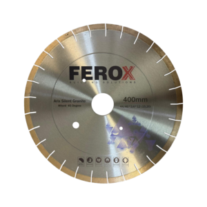 FEROX Silent Granite Mitre Blade 400mm | 45 Degree Granite Cutting Blade