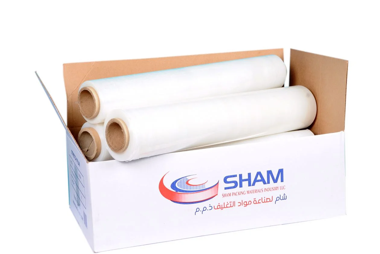 Stretch Film 1.2KG × 300 Core (6 Rolls/Carton)