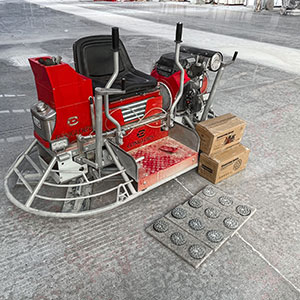 Concrete Power Trowel-Sheencreting System