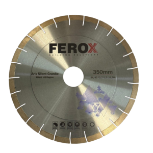 FEROX Silent Granite Mitre Blade 350mm | 45 Degree Granite Cutting Blade