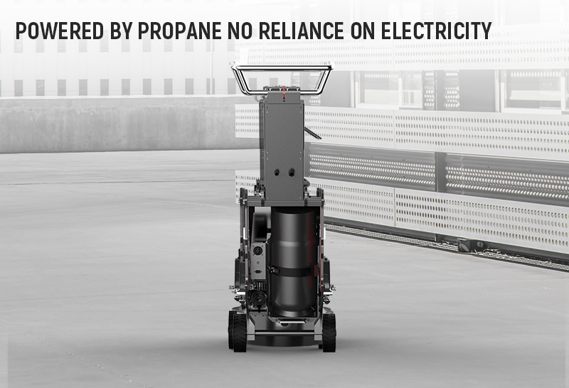 HTG-680GP-3/4 Propane Planetary Grinder - Image 4