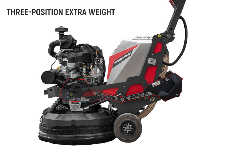 HTG-800-4RC GP Propane Remote Planetary Grinder - Image 5