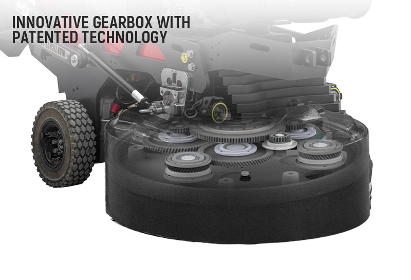 HTG-800-4RC GP Propane Remote Planetary Grinder - Image 4