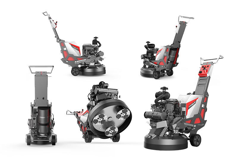 HTG-800GP-3/4 Propane Planetary Grinder - Image 2
